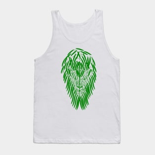 Lion, the king of the jungle in green Tank Top